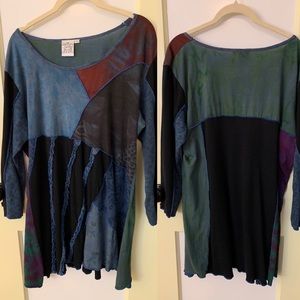 Parsley & Sage patchwork a Tunic 1X